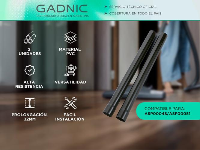 Tubo Prolongador Para Aspiradoras Gadnic Repuesto Original ASP00048 ASP00051 - 1