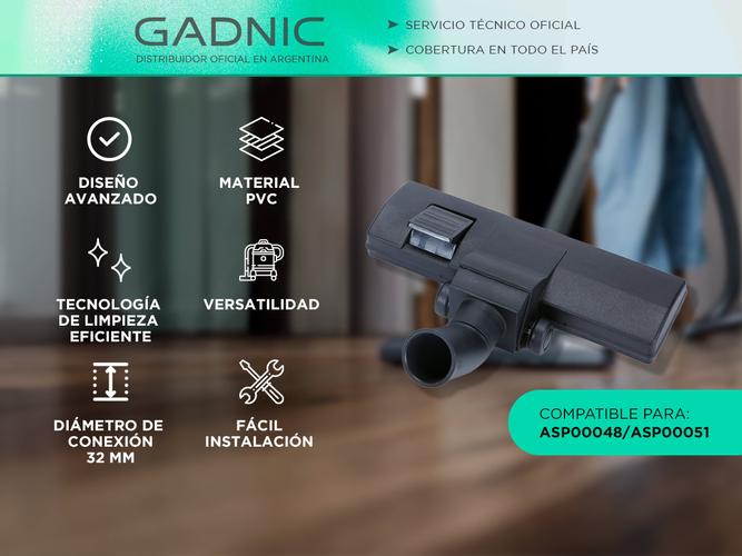 Cepillo Avanzado Para Aspiradora Gadnic Repuesto Original ASP00048 y ASP00051 - 1