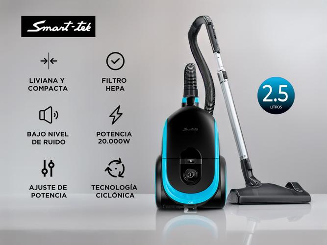 Aspiradora Ciclónica de Trineo Sin Bolsa Smart Tek AC720 - 1