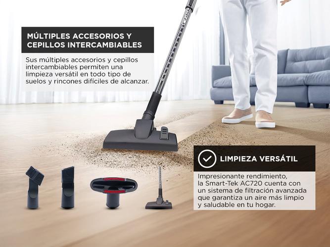 Aspiradora Ciclónica de Trineo Sin Bolsa Smart Tek AC720 - 3