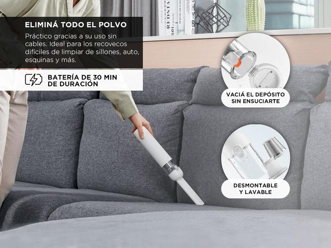 Mini Aspiradora Xiaomi Mi Vacuum Cleaner Blanco - 2