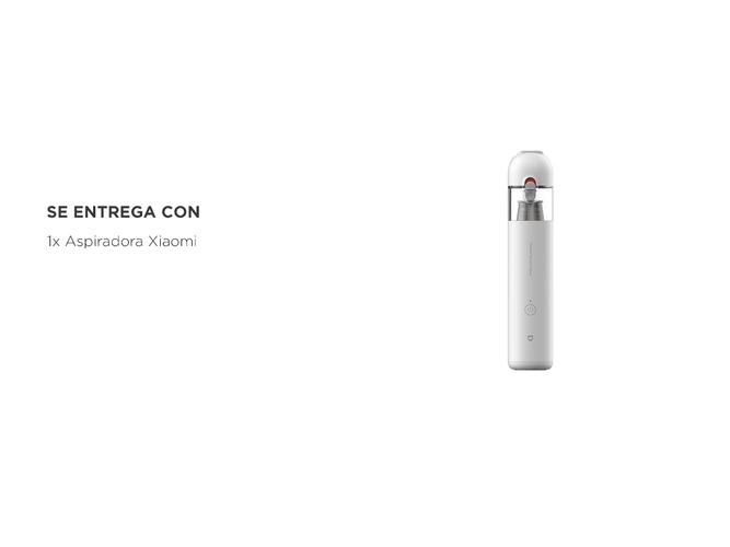 Mini Aspiradora Xiaomi Mi Vacuum Cleaner Blanco - 5