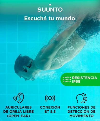 Auricular Suunto De Conducción Ósea Aqua Black Sumergibles - 1