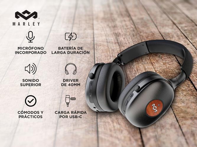 Auricular Bluetooth House Of Marley Positive Vibration XL Anc - 1