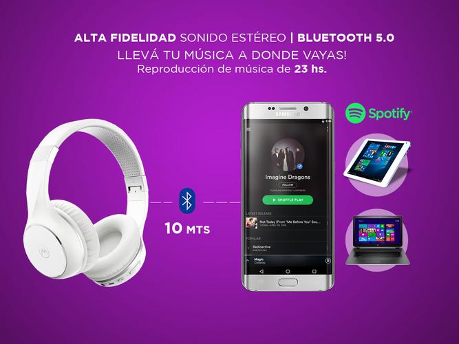 Auriculares Inalámbricos Motorola XT220 over-ear Bluetooth - 2