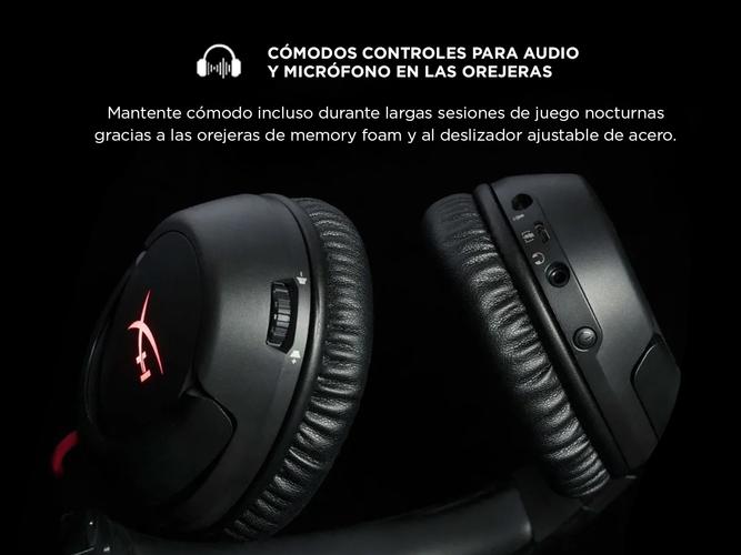Auriculares Gamer Hyperx Cloud Flight Inalámbricos con Micrófono Compatible Consolas - 4