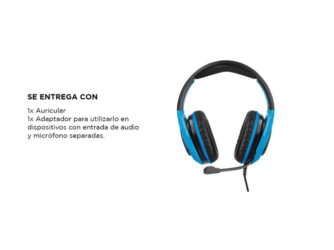Auriculares Gamer Noblex Hp600gm X Sound Microfono Luces Led - 5