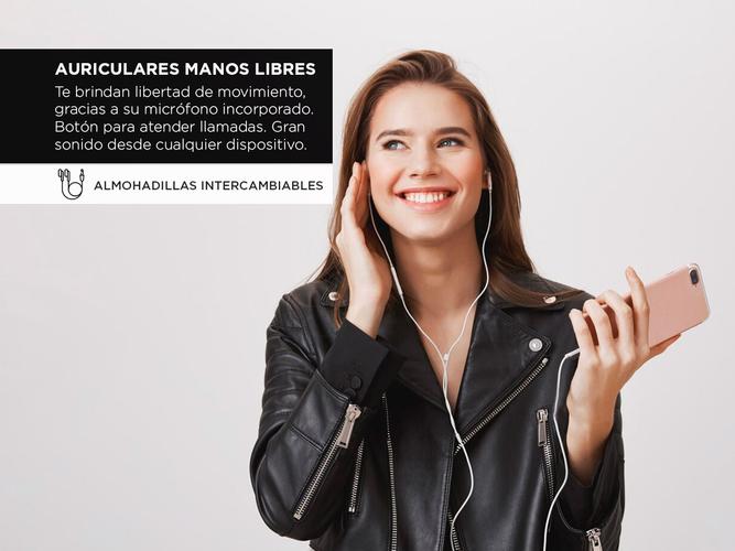 Auricular Noblex In Ear con Microfono HP05WP Blanco  - 2