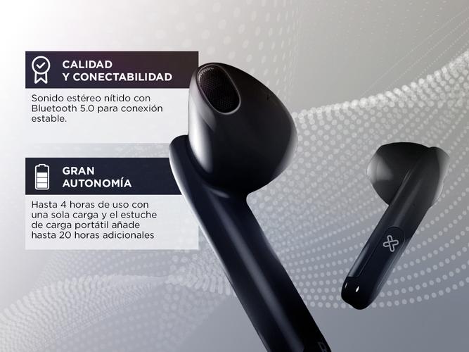 Auriculares Klipxtreme Twin Touch Inalámbrico Negro - 3