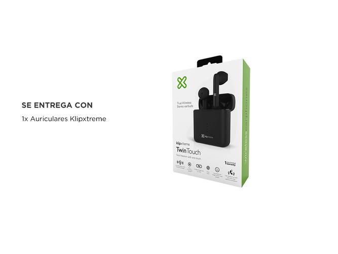 Auriculares Klipxtreme Twin Touch Inalámbrico Negro - 5