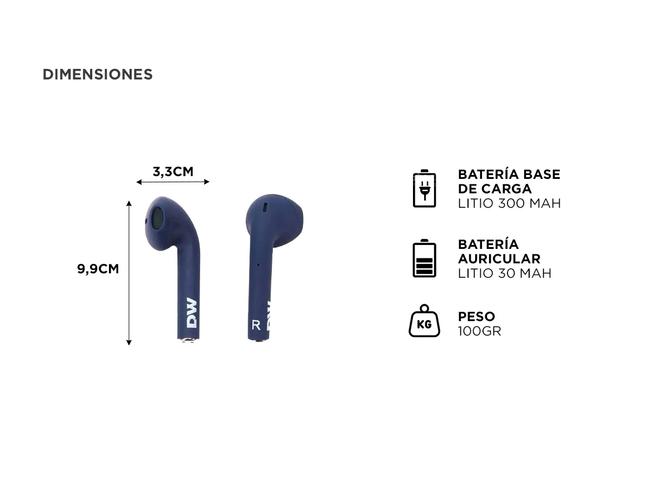Auriculares Inalámbricos Bluetooth 50 Tws Daewoo - 4
