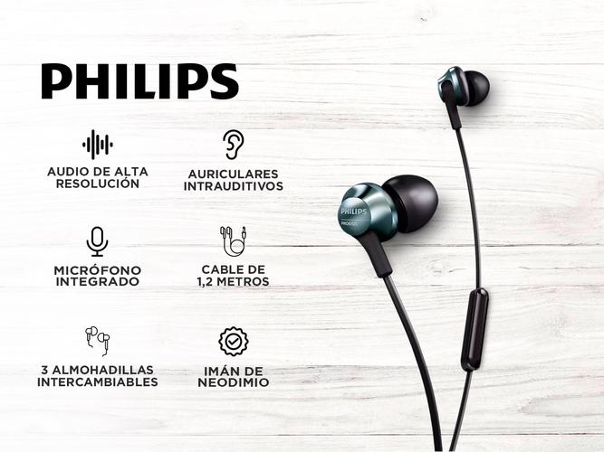 Auriculares Philips In-Ear PRO6105BK Negro - 1