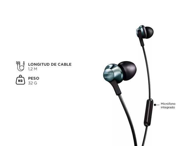 Auriculares Philips In-Ear PRO6105BK Negro - 3