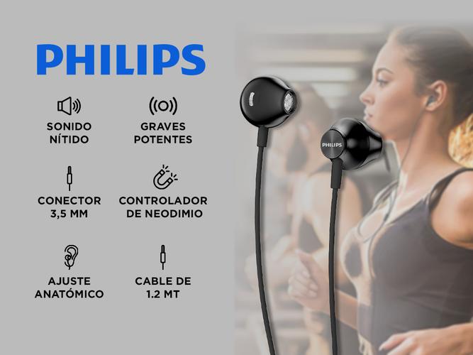 Auriculares In-Ear Philips TAUE100BK Negro - 1
