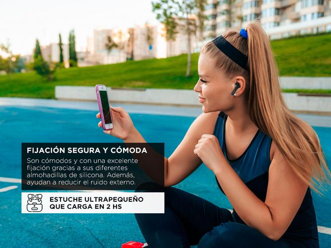Auriculares True Wireless Bluetooth Philips TAT2206BK/00 - 2