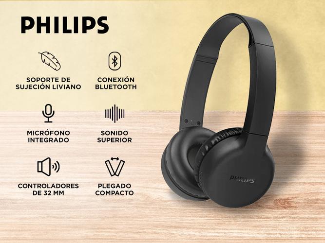 Auriculares On Ear Bluetooth Philips TAH1205BK/00 - 1