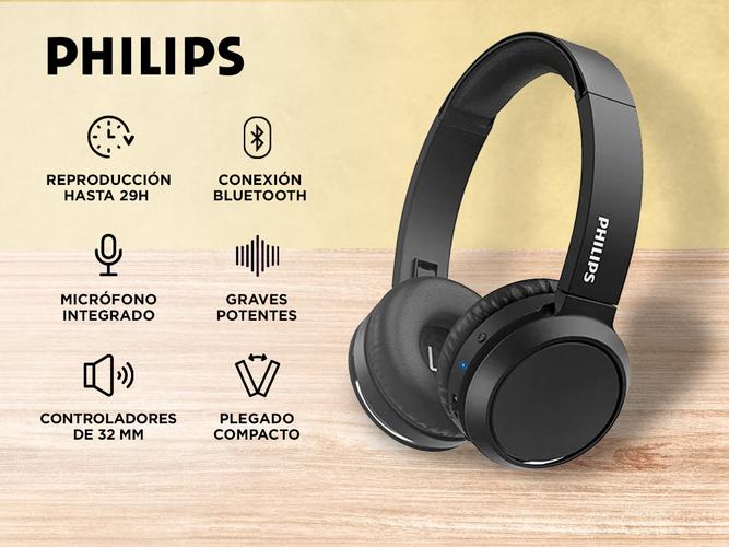 Auriculares On Ear Bluetooth Philips TAH4205BK/00 - 1