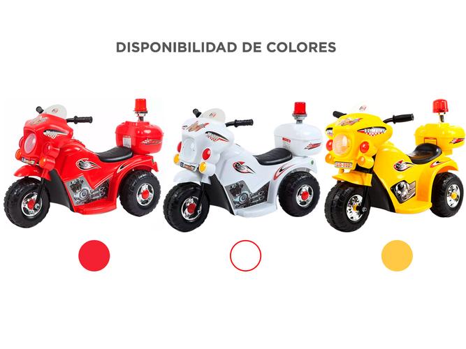 Moto policía para niños a batería - 5