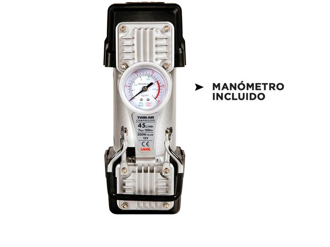 Compresor 12v Portátil 60Ltmin 150psi Doble Pistón Inflador Multipropósito - 4