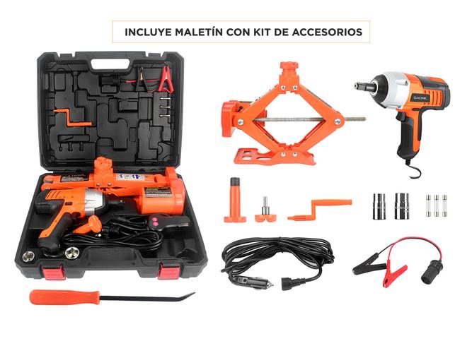 Kit Crique Gadnic + Pistola + Accesorios 12 volt AV000013 - 6