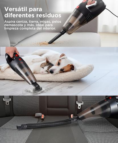 Aspiradora de Mano 12v Para Auto Portátil 108w Filtro HEPA Cable 45Mts - 3