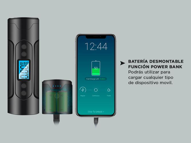 Inflador 12 Volt  Portable Sin Cables Power Bank Gadnic - 3