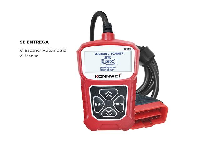 Escaner Automotriz Konnwei KW310 Obd2 Lector De Códigos De Fallas - 6
