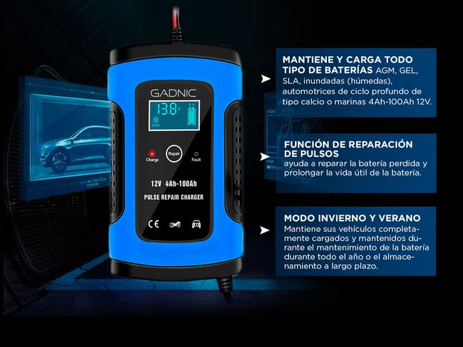 Cargador de Bateria de Auto Gadnic AV26  - 2