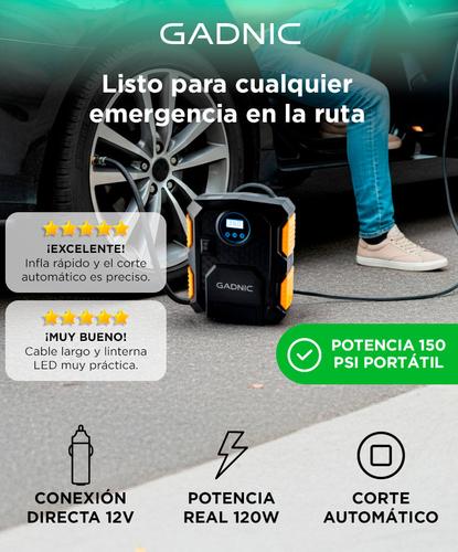 Compresor De Aire 12V Inflador Portable 150 psi - 1