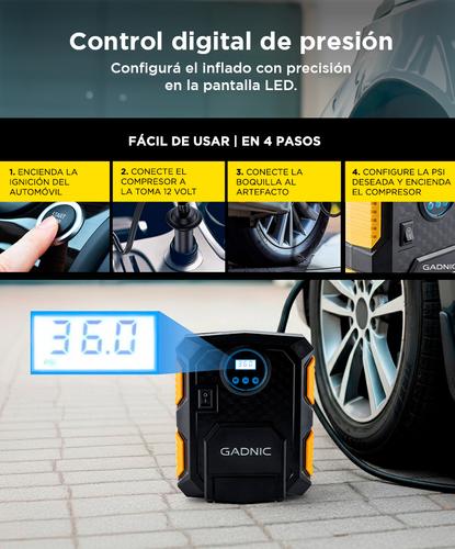 Compresor De Aire 12V Inflador Portable 150 psi - 2
