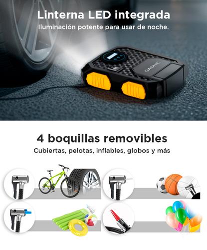 Compresor De Aire 12V Inflador Portable 150 psi - 3