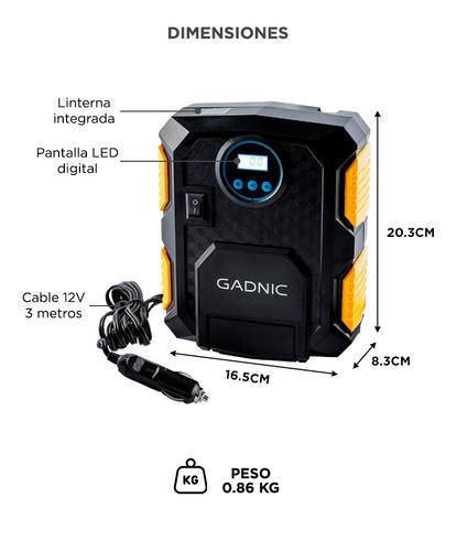 Compresor De Aire 12V Inflador Portable 150 psi - 5