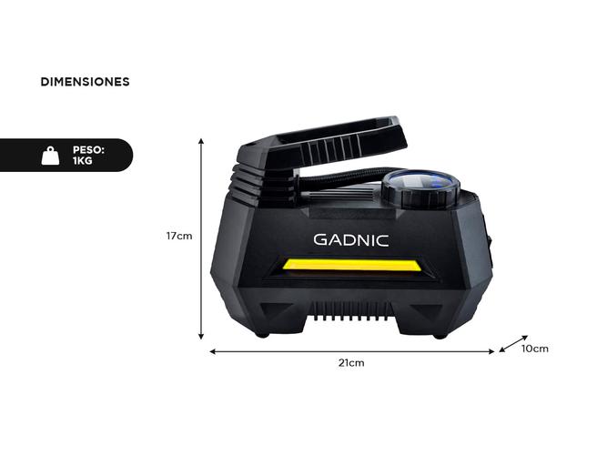 Compresor Inflador de Aire Gadnic IN304 150PSI - 5