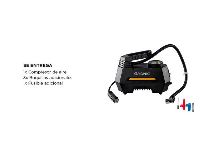 Compresor Inflador de Aire Gadnic IN304 150PSI - 6