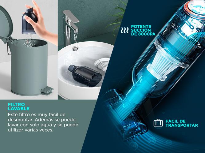 Aspiradora De Mano Gadnic AS31T Inalámbrica Recargable - 2