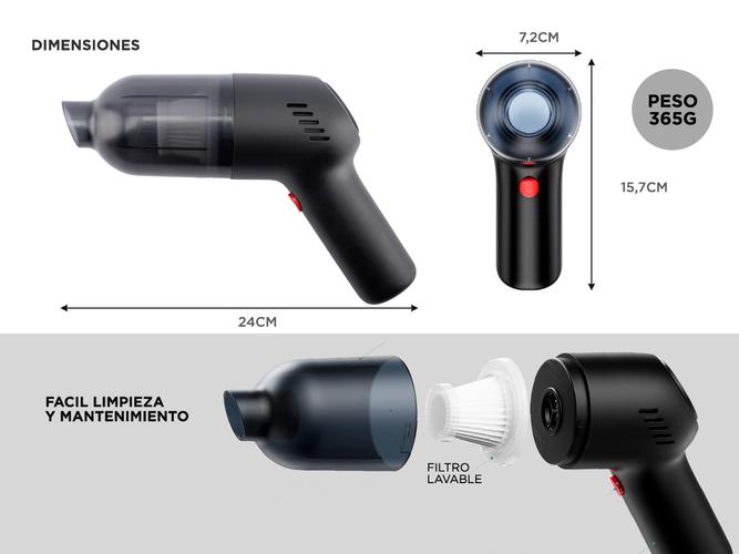 Aspiradora De Mano Gadnic AS31T Inalámbrica Recargable - 5