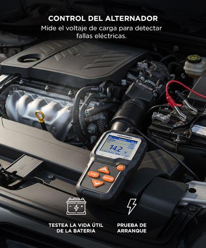 Tester Arranque Probador de Baterías Konnwei KW650 - 4