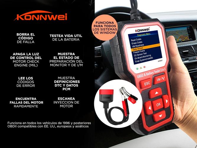 Escáner Automotriz Konnwei Auto Diagnostico  - 1