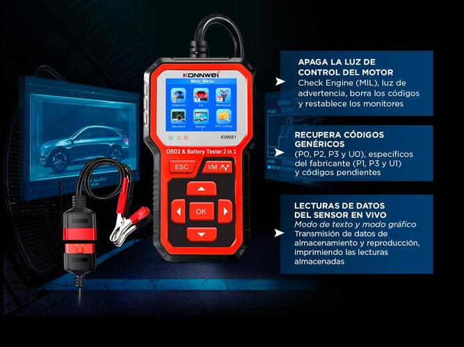 Escáner Automotriz Konnwei Auto Diagnostico  - 2