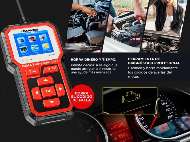 Escáner Automotriz Konnwei Auto Diagnostico  - 3