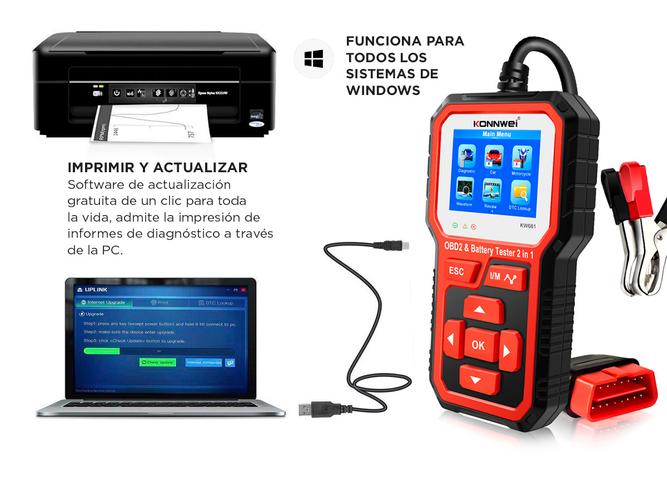 Escáner Automotriz Konnwei Auto Diagnostico  - 4