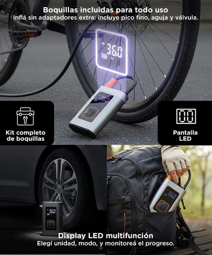 Inflador de Neumáticos Gadnic Inalámbrico Mini Recargable  - 3