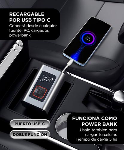 Inflador de Neumáticos Gadnic Inalámbrico Mini Recargable  - 4