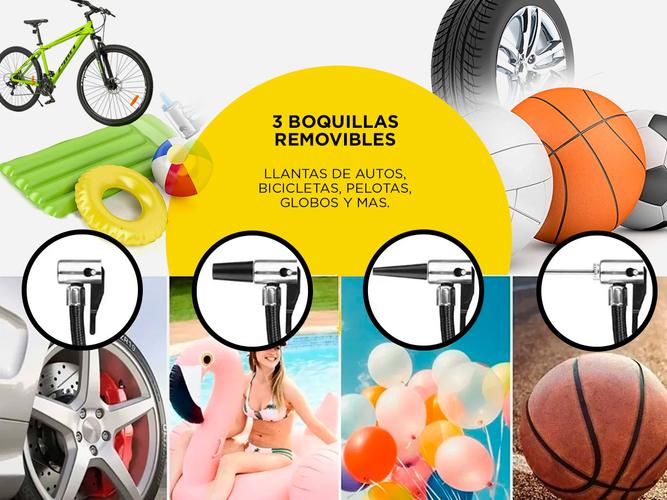 Mini Compresor de Aire Gadnic Inflador Portátil Para Autos Llantas  Outlet - 4