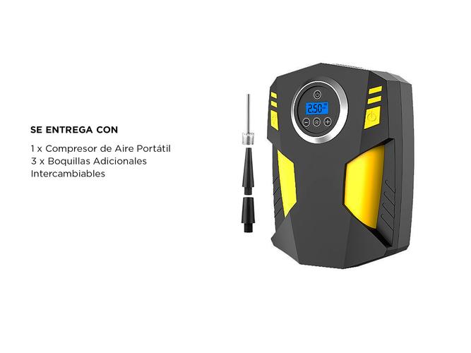 Mini Compresor de Aire Gadnic Inflador Portátil Para Autos Llantas  - 6