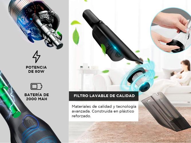 Aspiradora de Mano Gadnic VCR450 Inalambrica 80w Outlet - 3