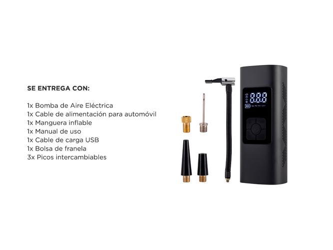 Inflador Portatil Gadnic Bateria Auto 6000mah - 6