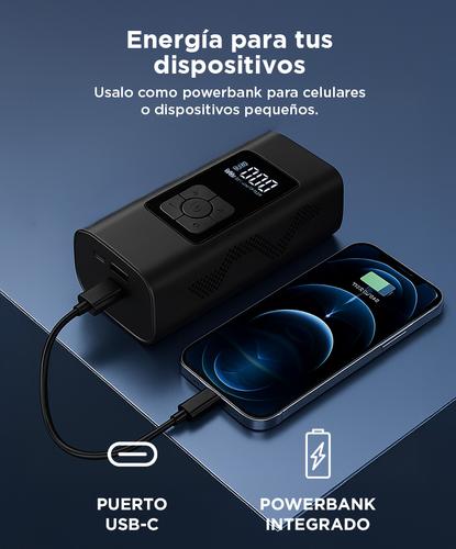 Inflador Portatil Gadnic Bateria Auto 6000mah - 4