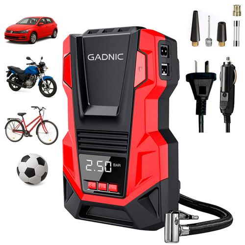 Compresor de aire Inflador Gadnic Portatil 12V220V - 0
