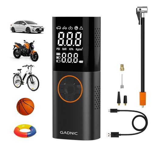 Inflador Compresor Inalámbrico Gadnic con Linterna - 0